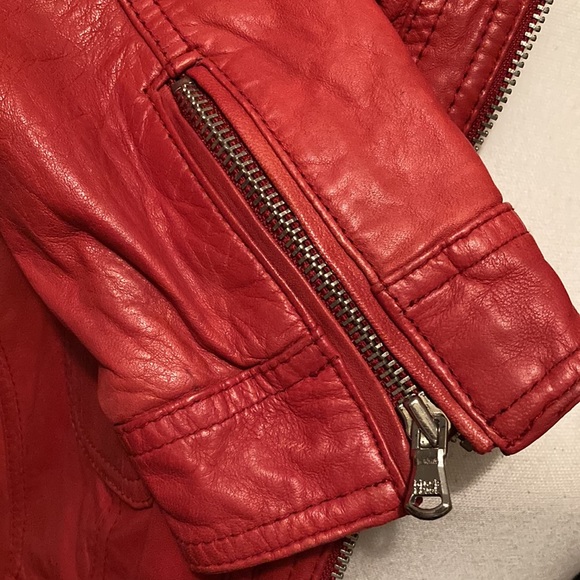 Black Rivet Leather Jacket - Picture 8 of 14